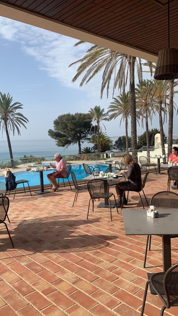 Ontbijt terras