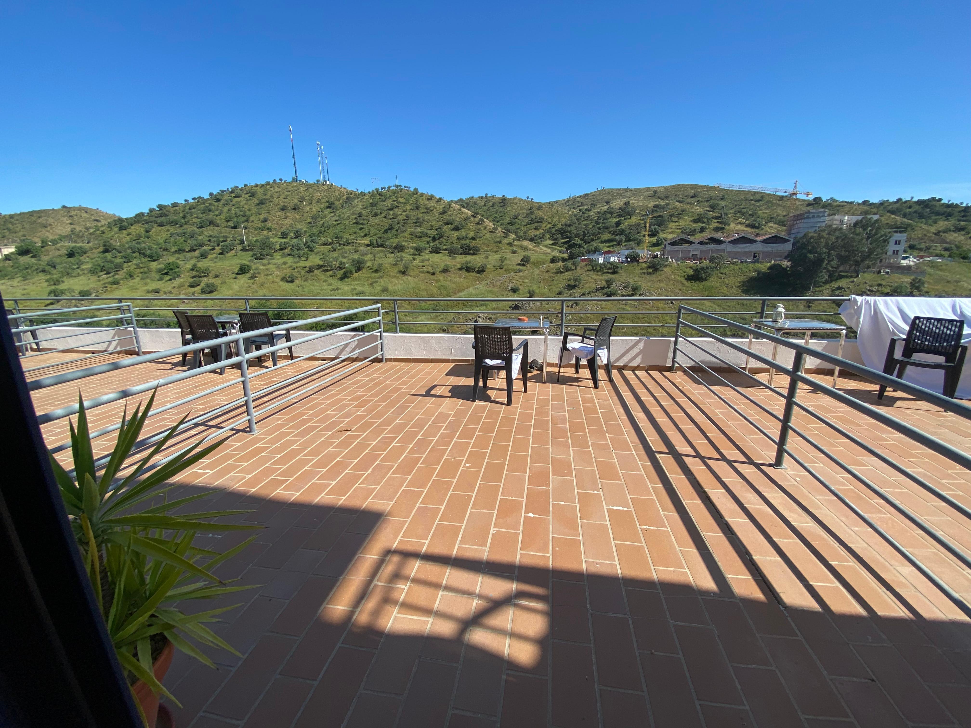 Balcony as big as a basketball court!