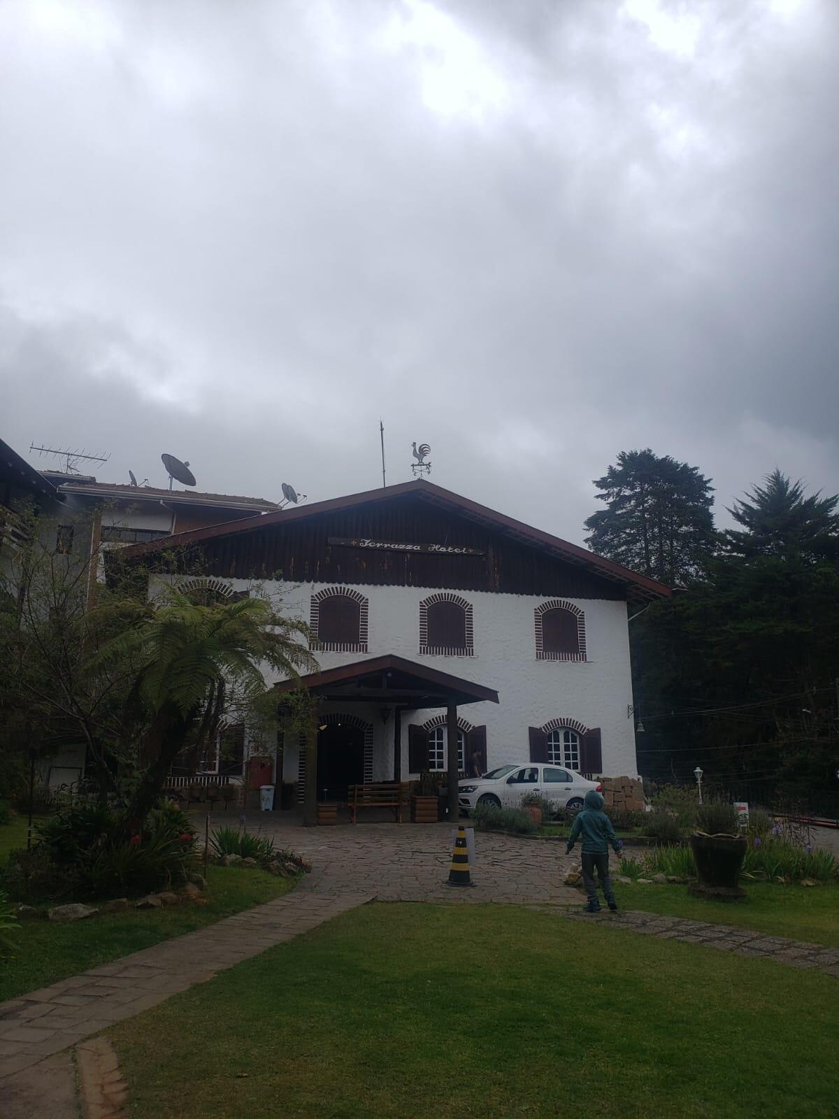 Entrada do hotel