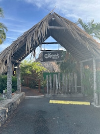 The entrance