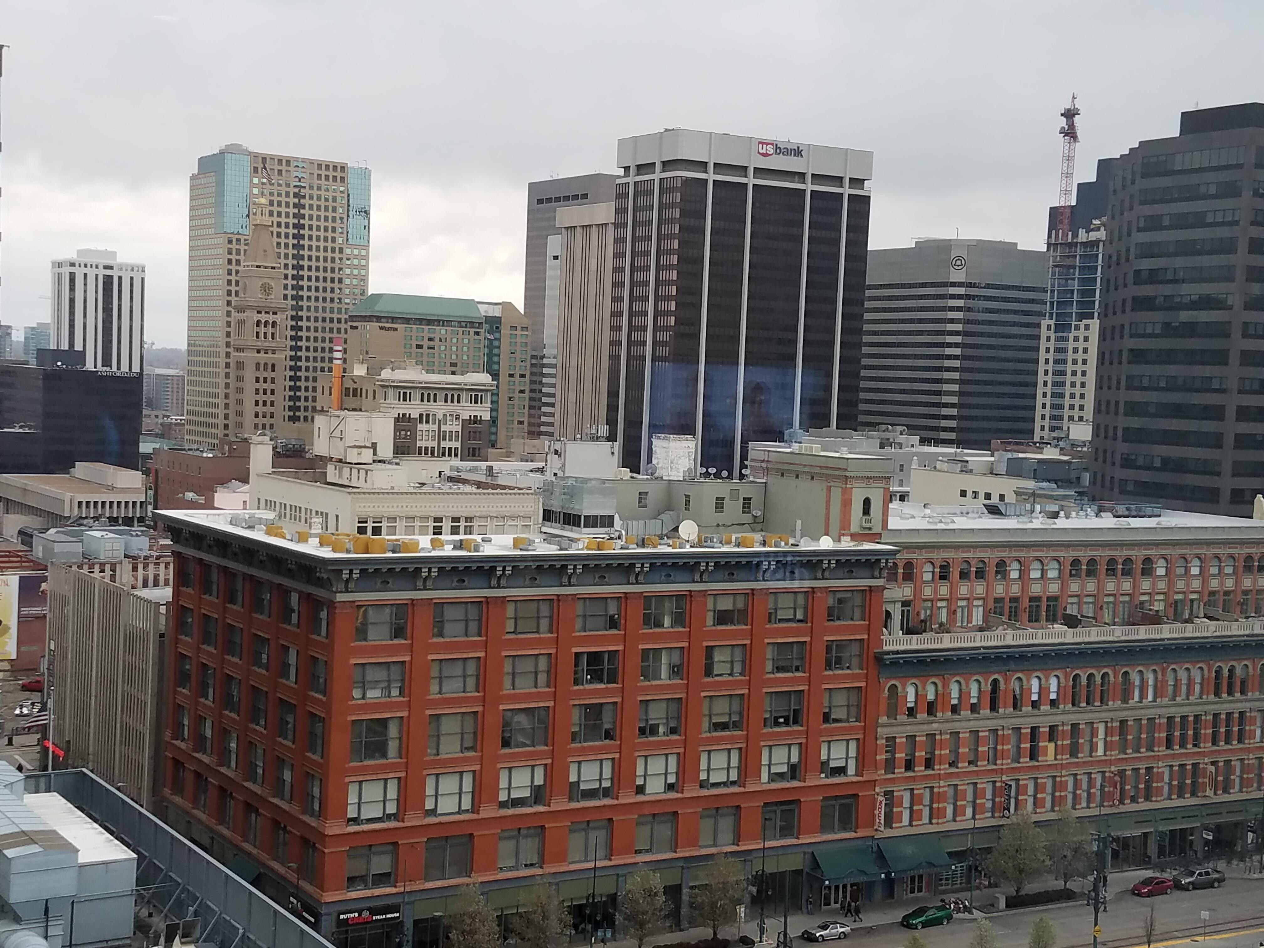 View from our room on the 12th floor.