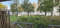 Utsikt från terassen.
