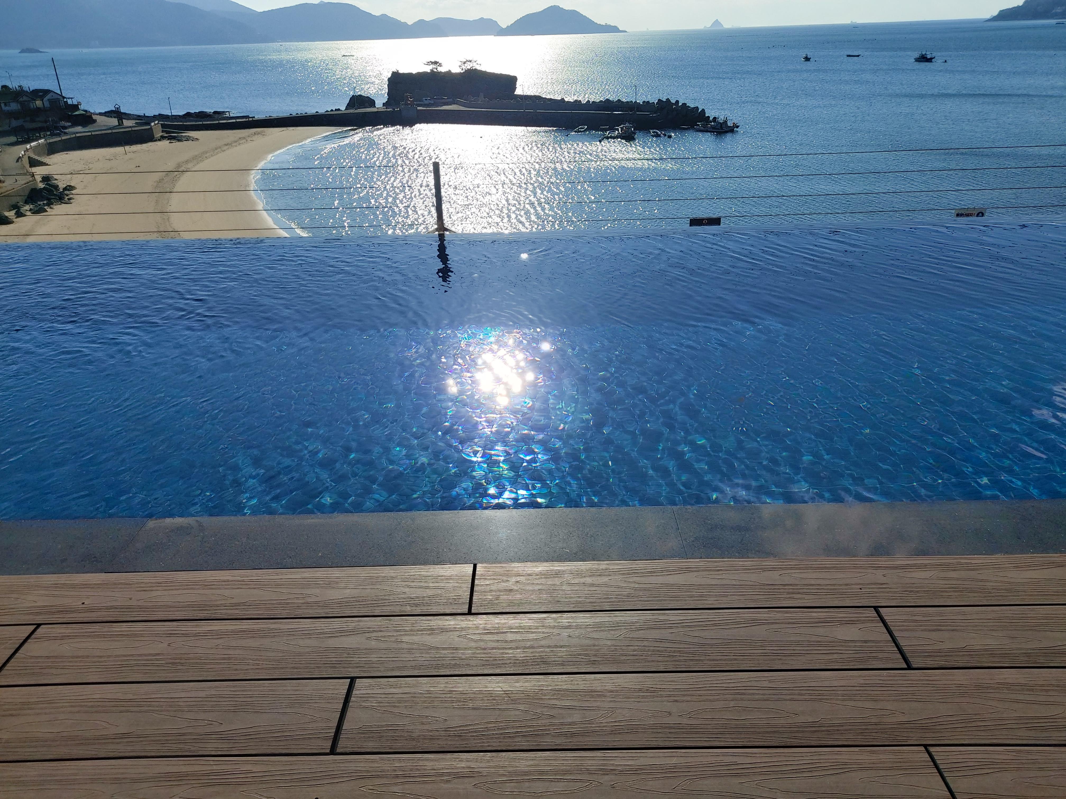 Pool on the roof top.