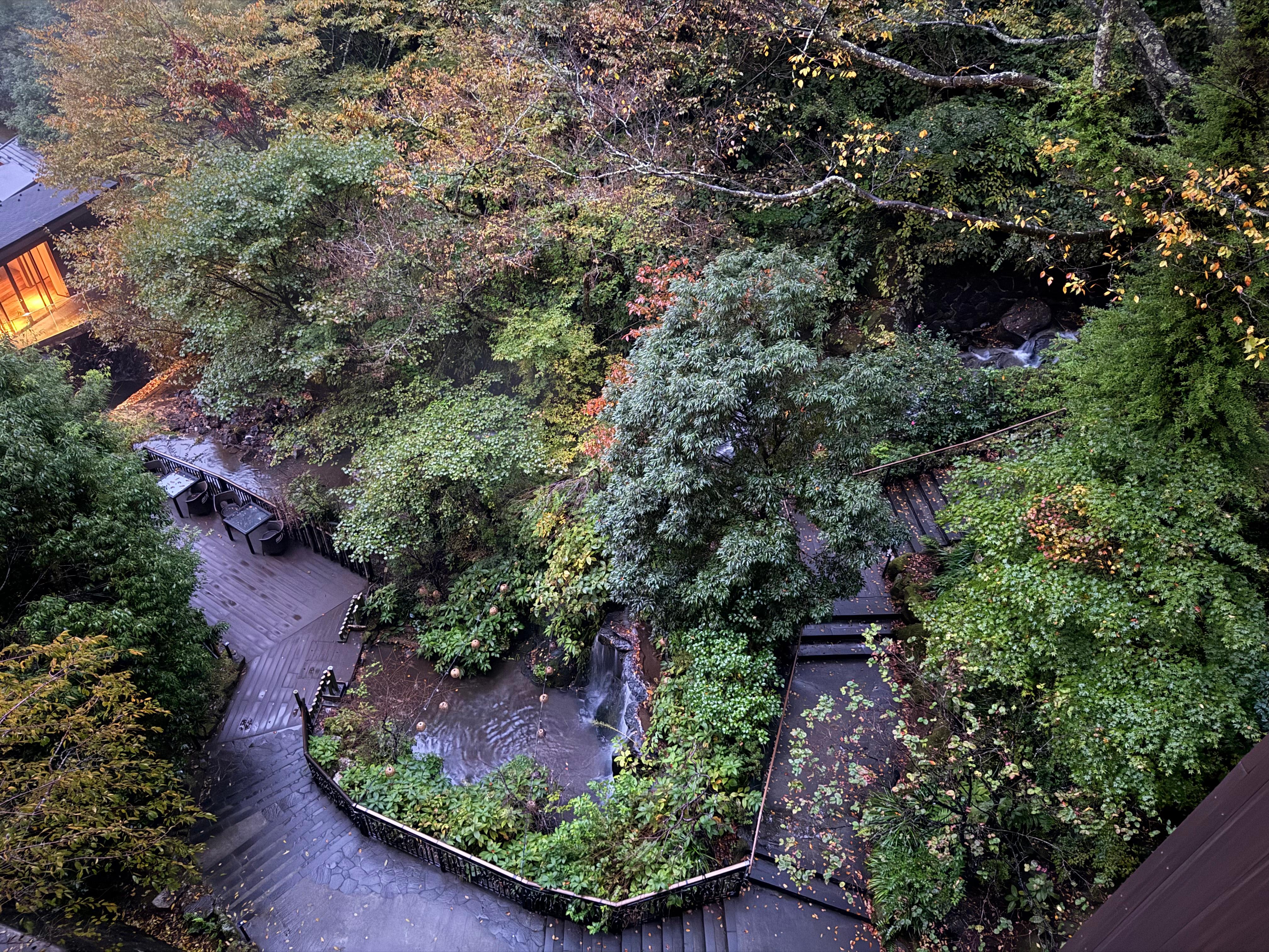 View from the balcony