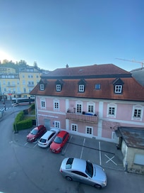 Balcony view of alley