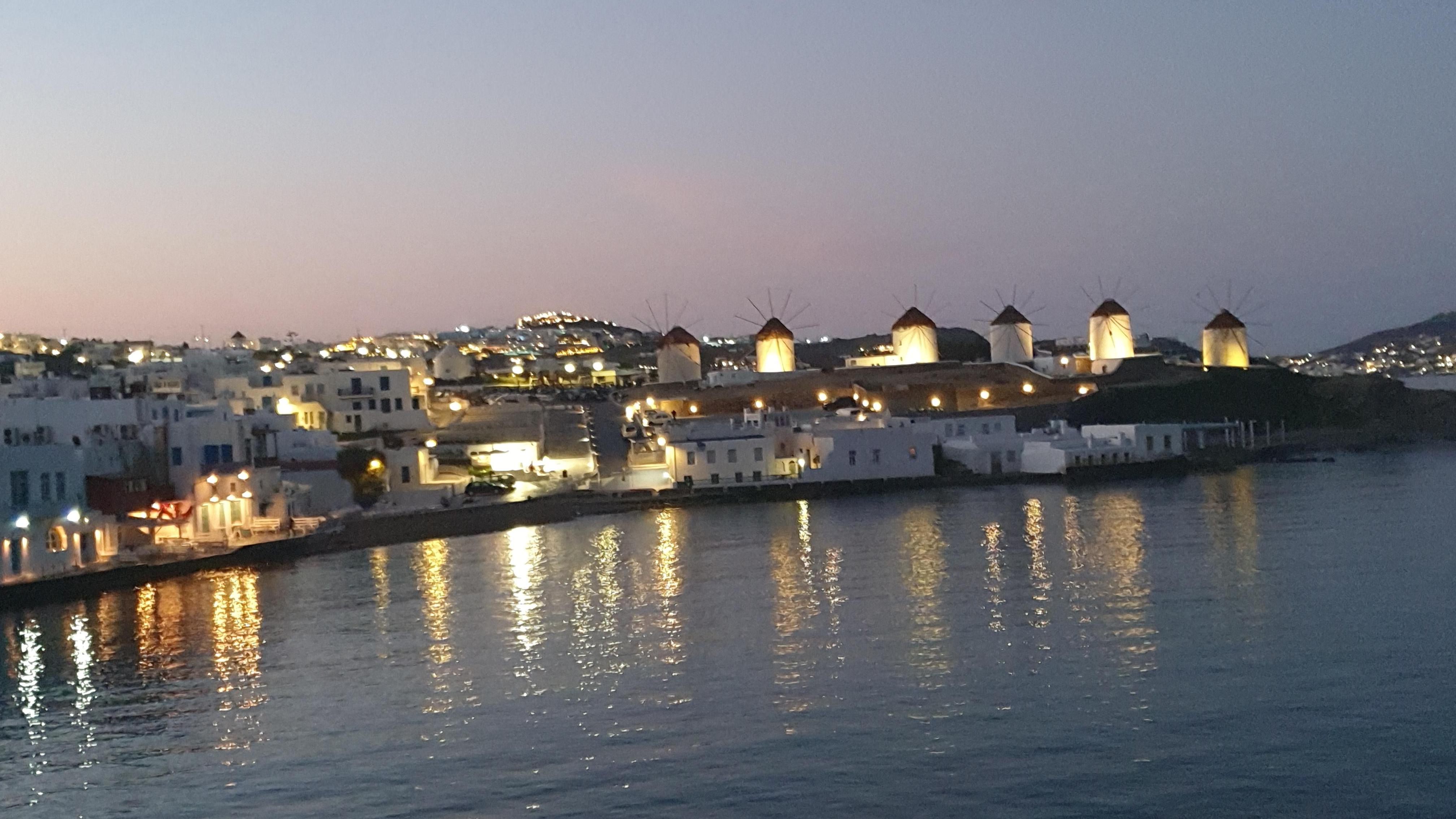 Mykonos vue du balcon