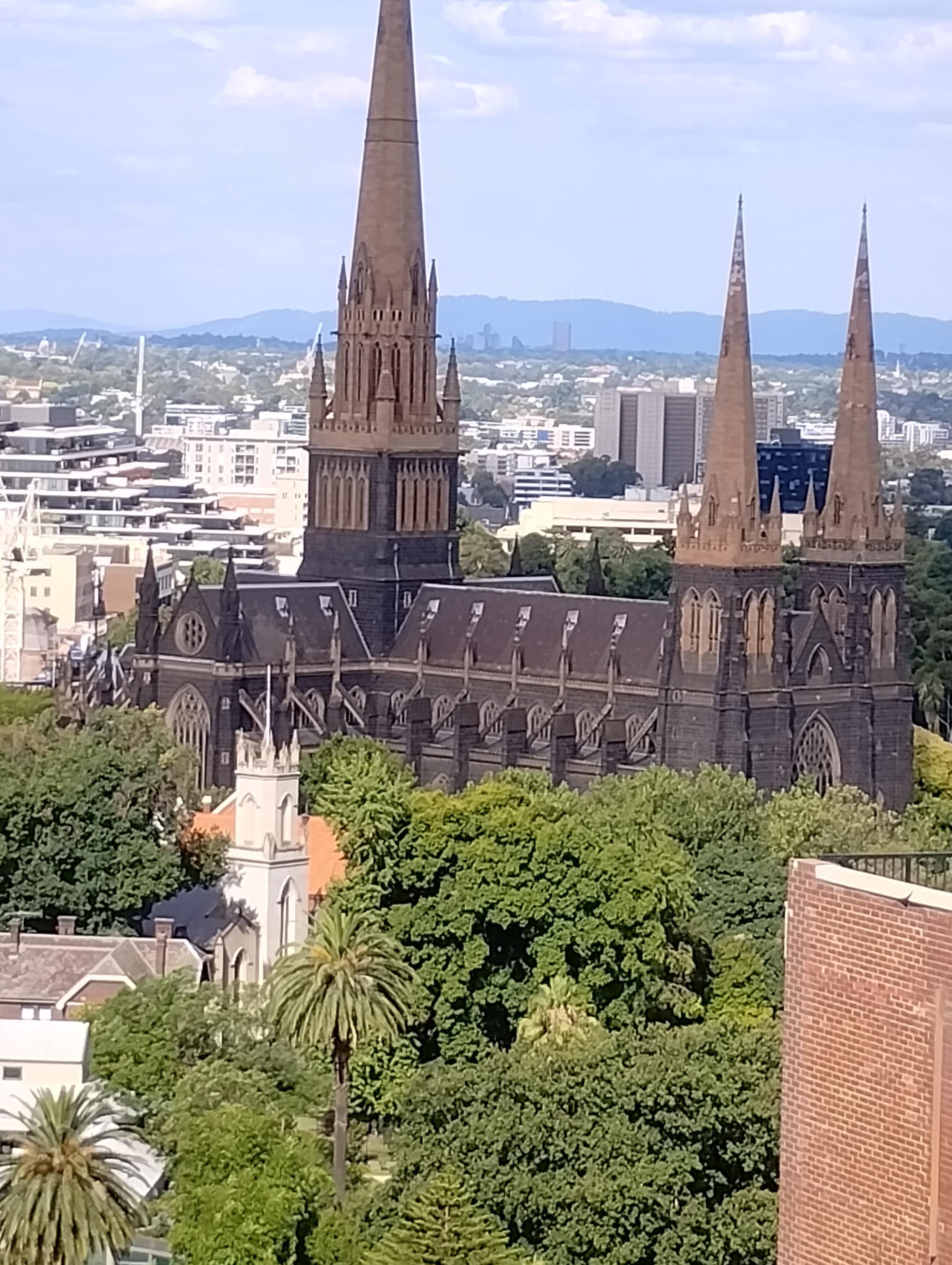 Cathedral view from balcony