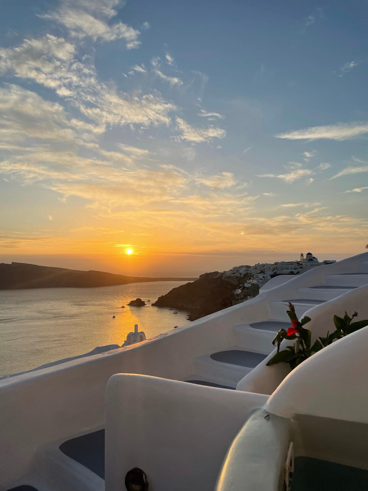 Sunset at Santorini 