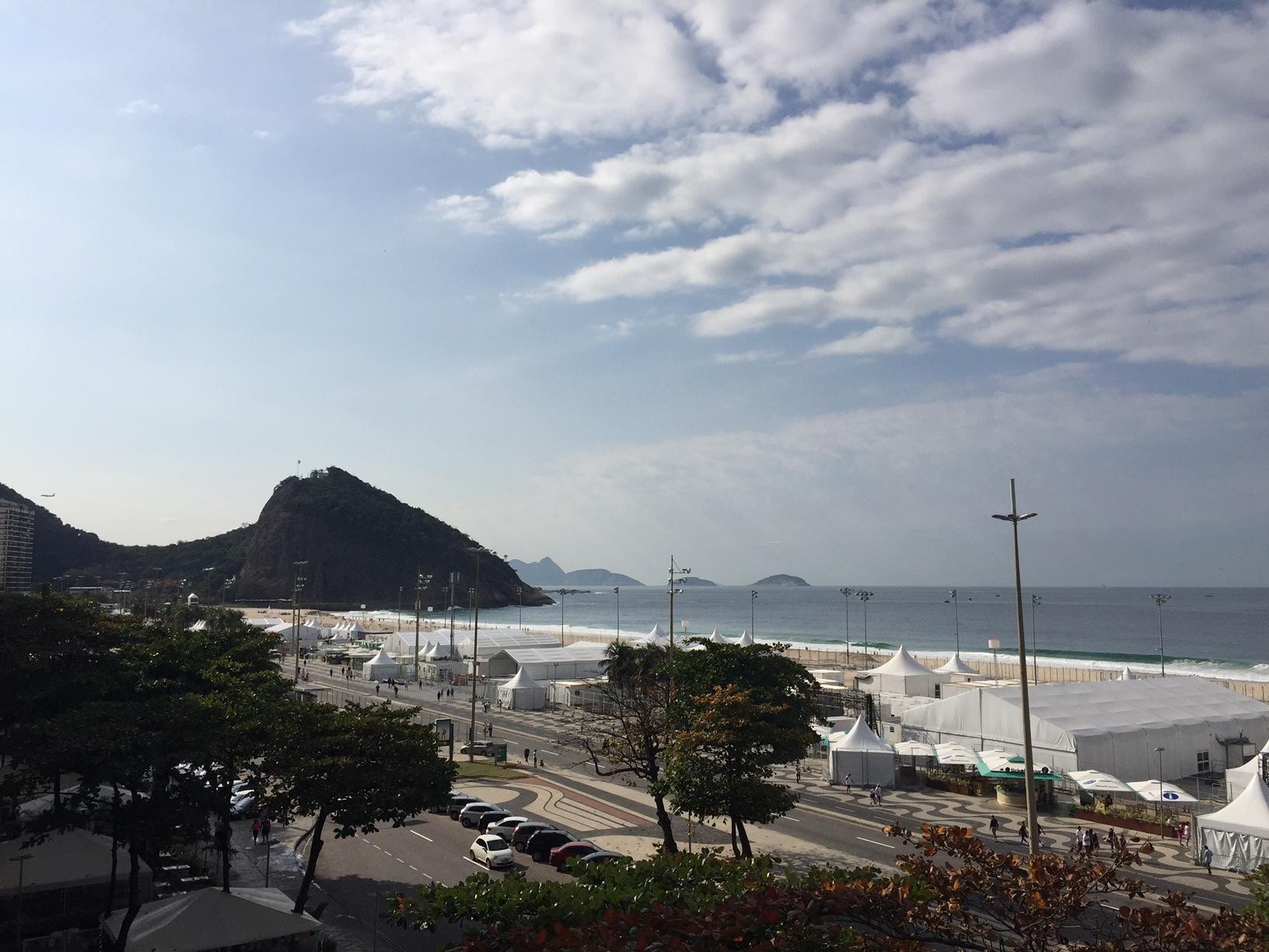 Leme beach view