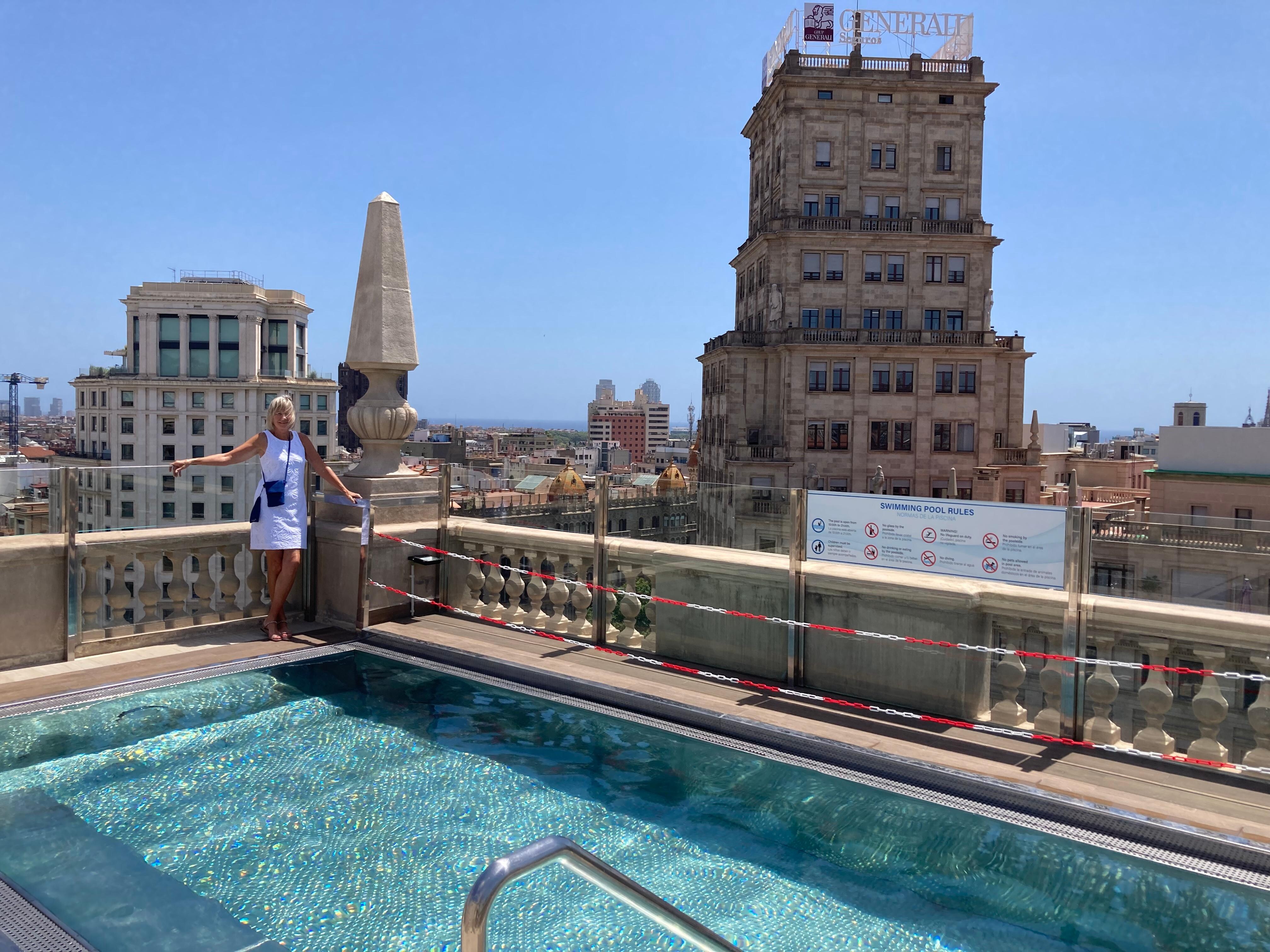 Rooftop pool