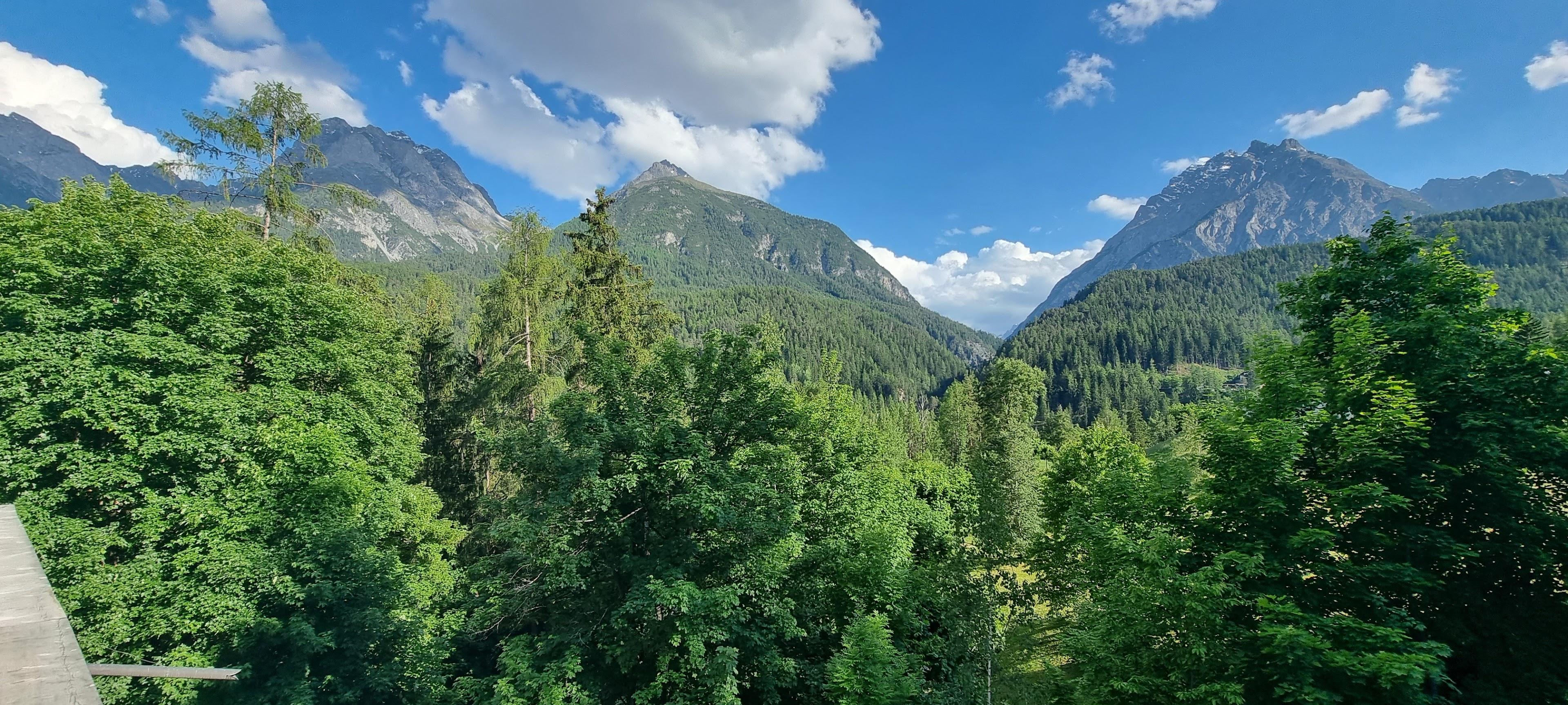 Vom Zimmerbalkon