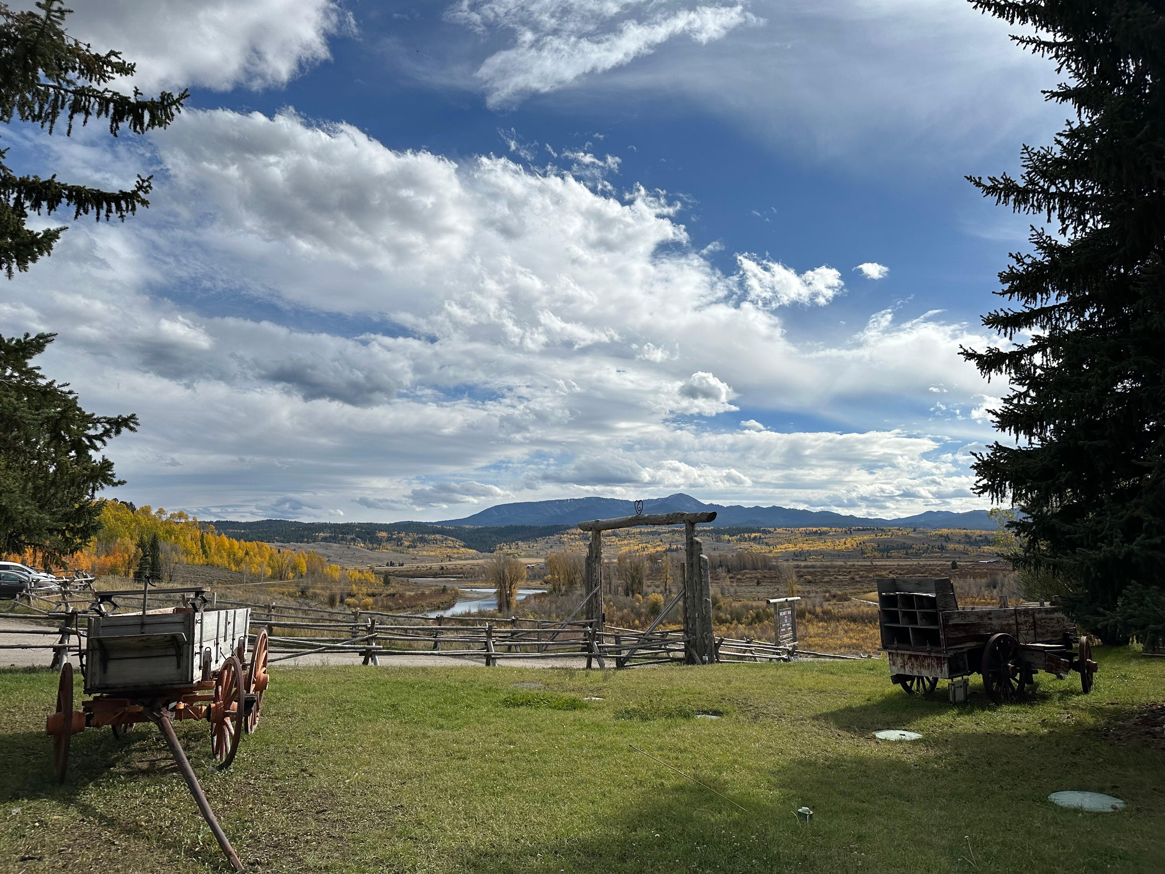 Outside my cabin window.