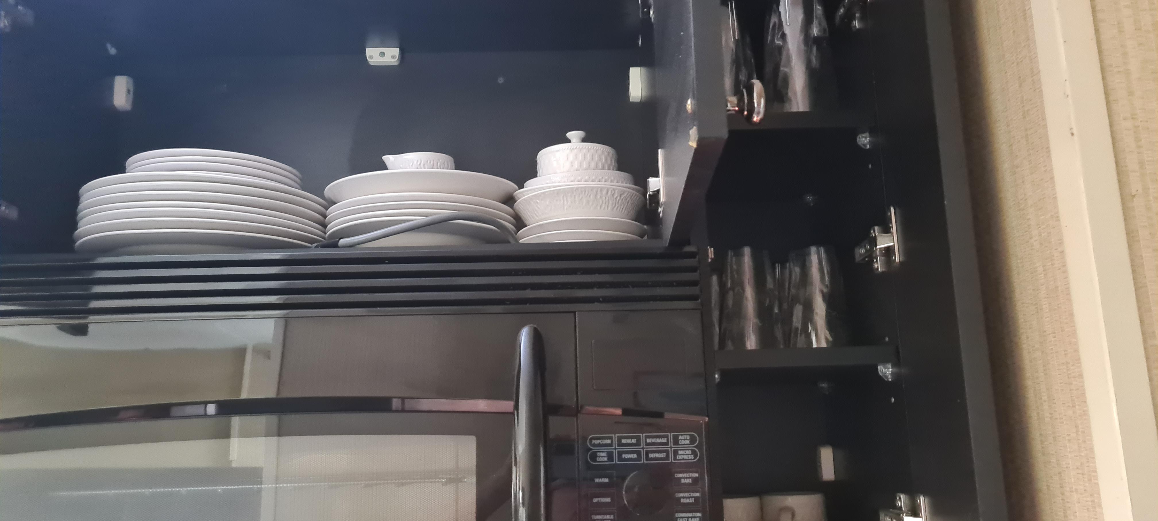 Dishes in kitchen