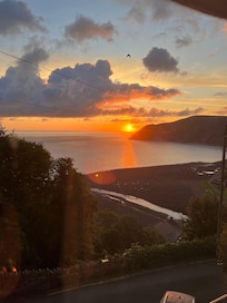 Sunrise from bedroom window