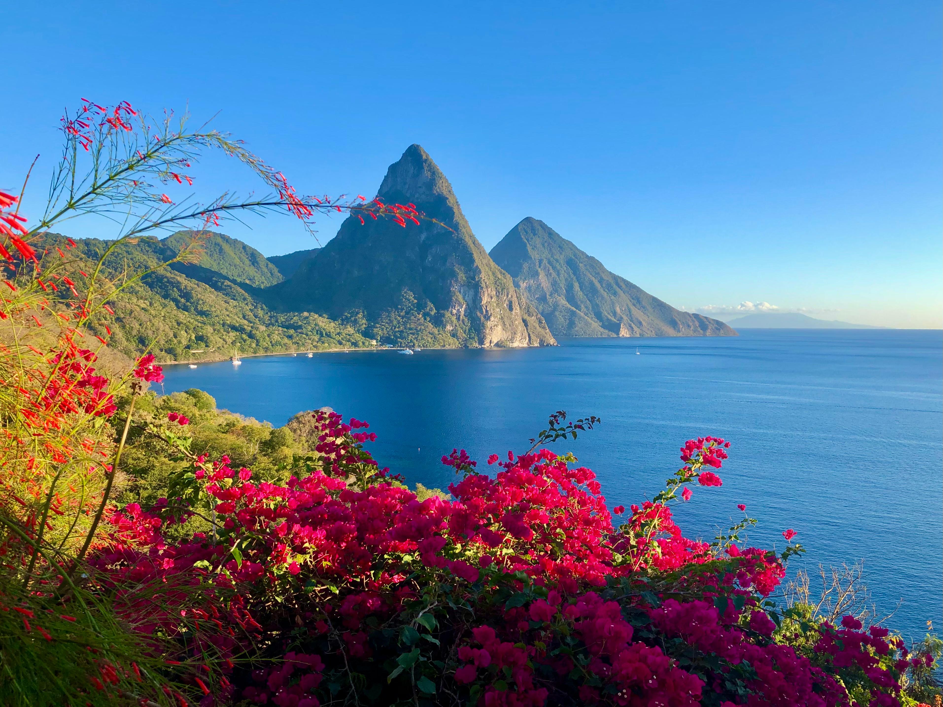 Pitons from fire pit