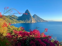 Pitons from fire pit