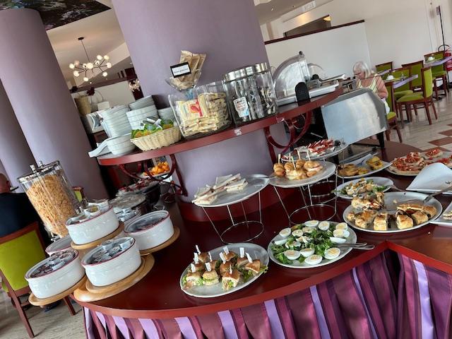 One side of the breakfast buffet (the other side is lovely too)