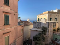 Vista dal balcone della stanza
