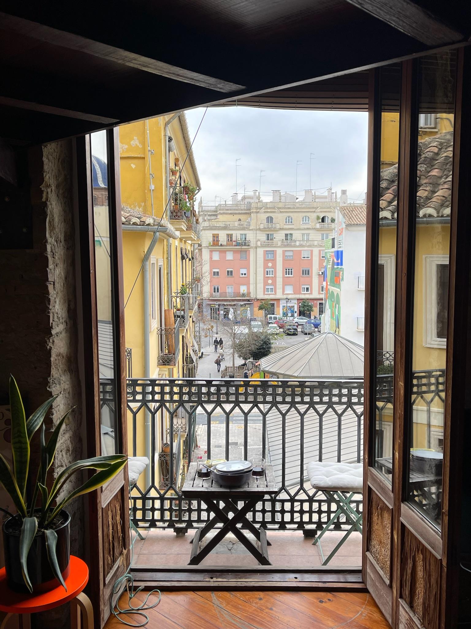 Wonderful view and great spot for a morning coffee