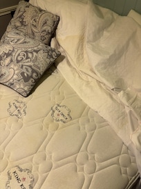 Urine soaked mattress