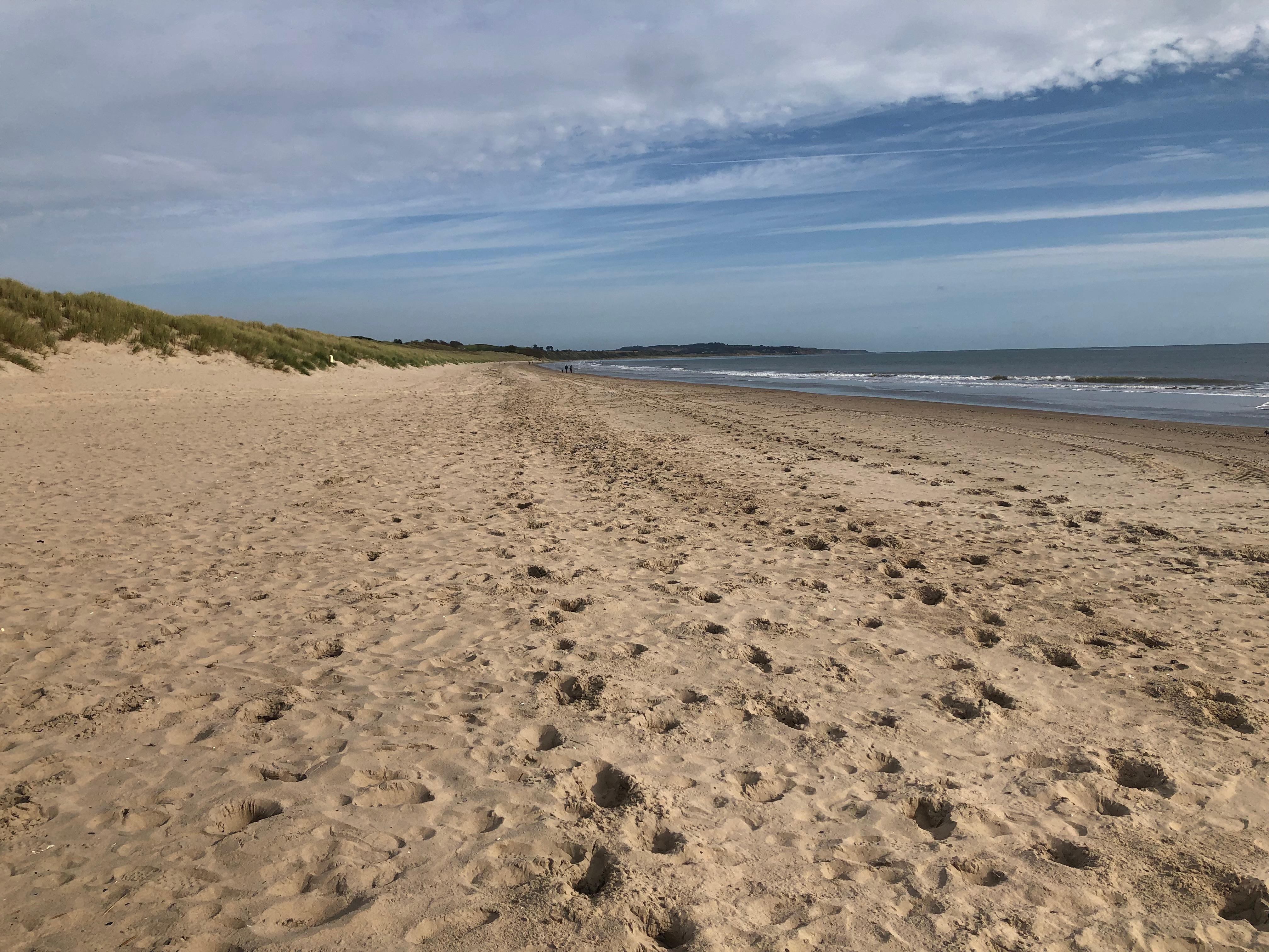 The wonderful Curracloe Beach (where the opening sequence of Saving Private Ryan was filmed) - just a five minute drive from the hotel.