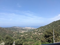 Vue de la terrasse de l'appartement