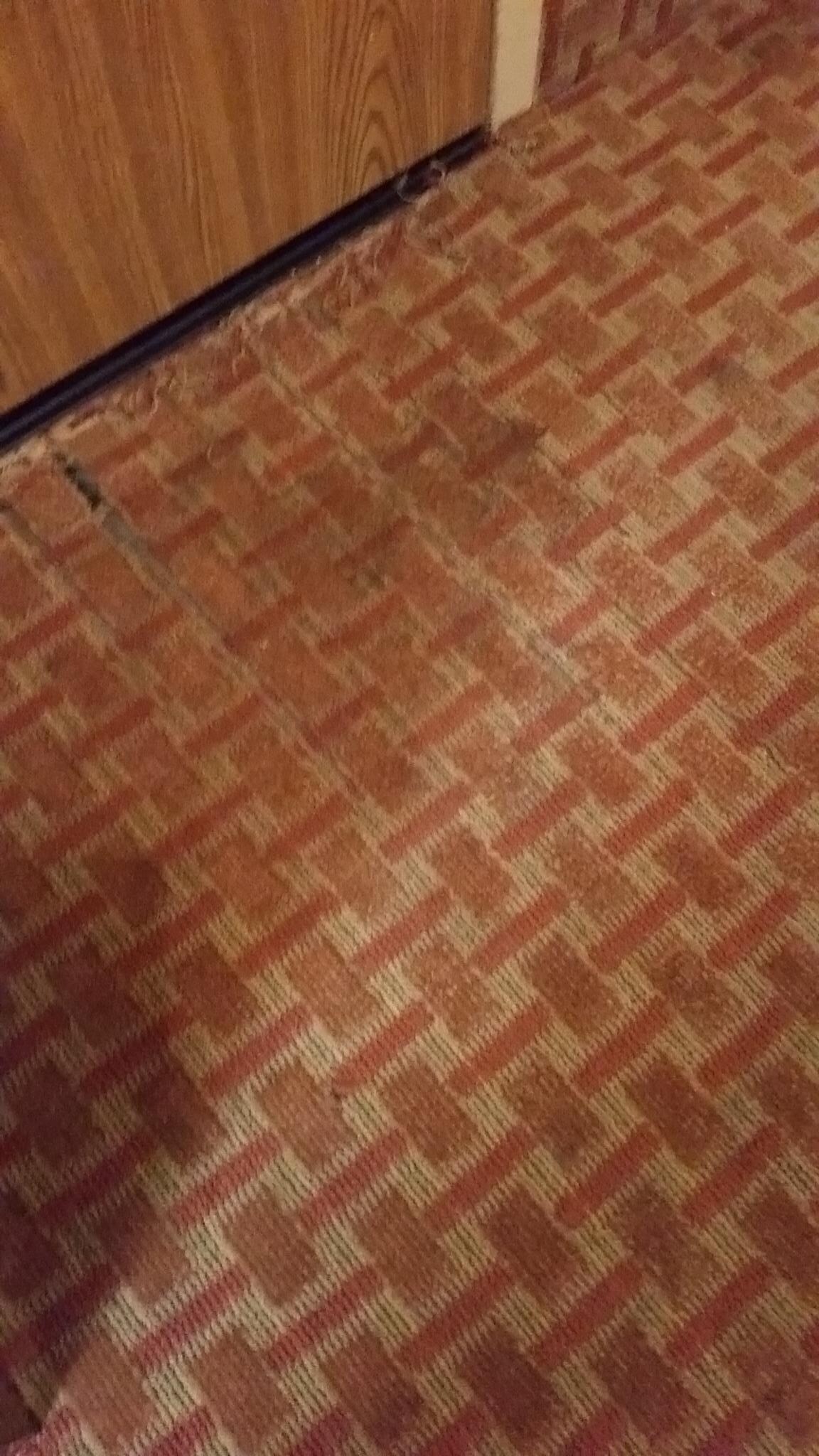 Sheet with stains