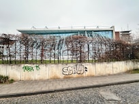 A view of the aqua park from outside the hotel