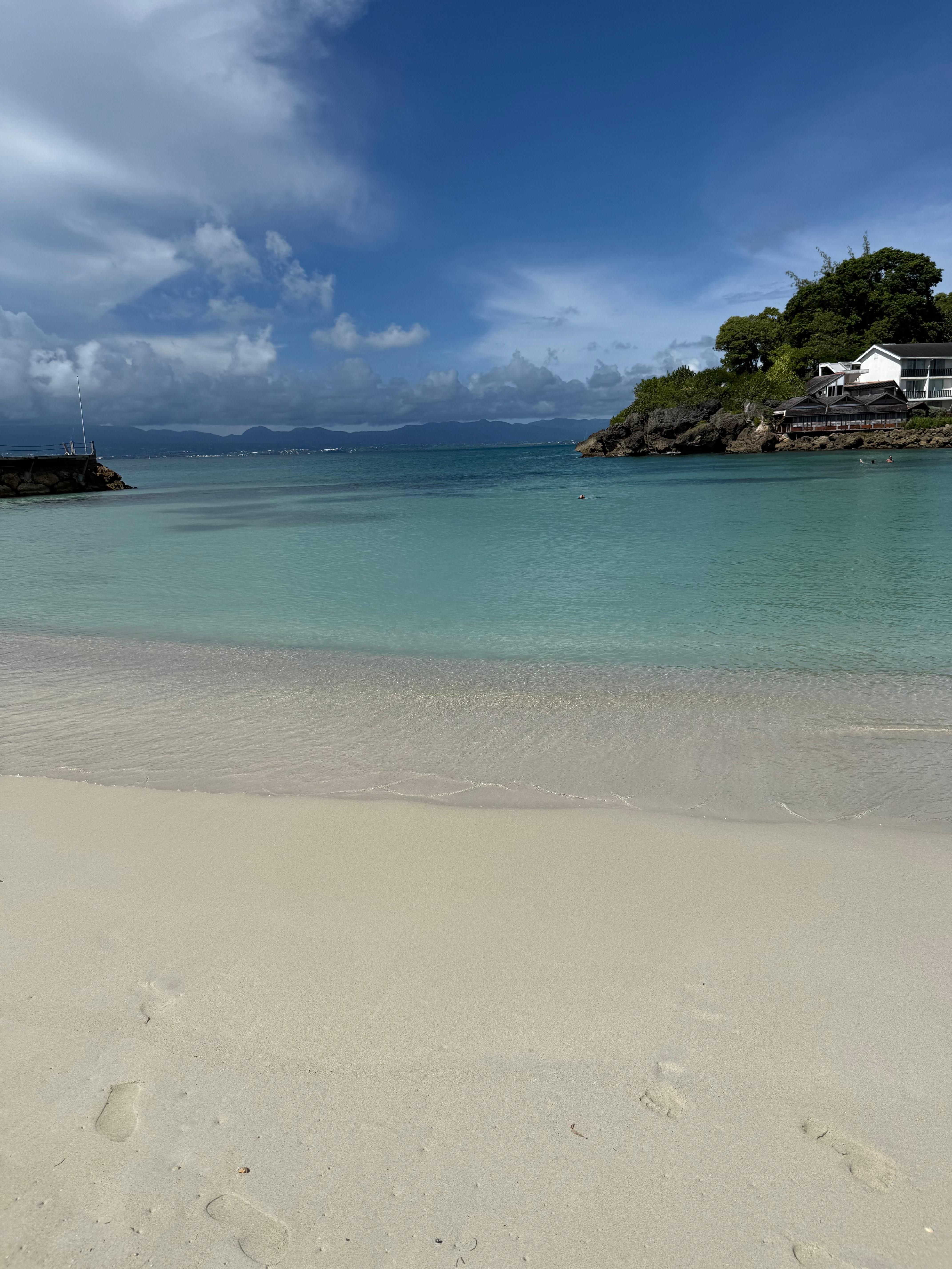 Hotel private beach 