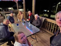 We had so much fun meeting all the other guests at our pre party before Blue Rodeo concert on front deck overlooking the river