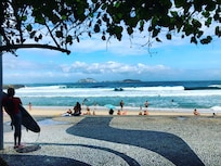 Arpoador Beach in Ipanema