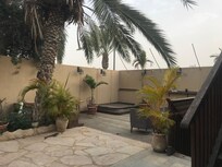 Courtyard and hot tub