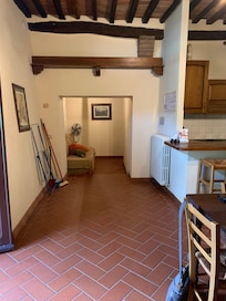 Hallway to twin bedroom and bathroom 104