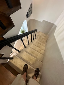 Stairs from ground floor to first floor - no eley
