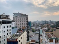 Aussicht von set rooftop