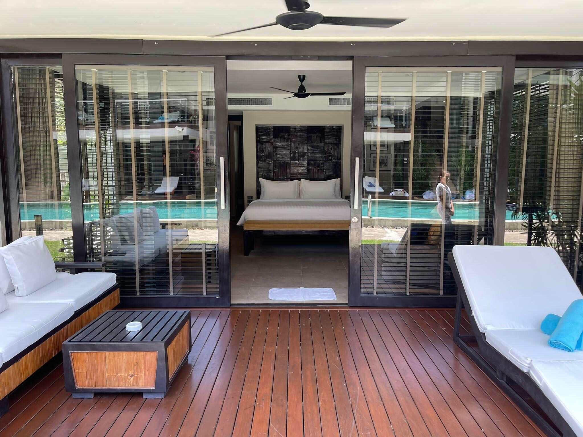 Porche de la habitación 