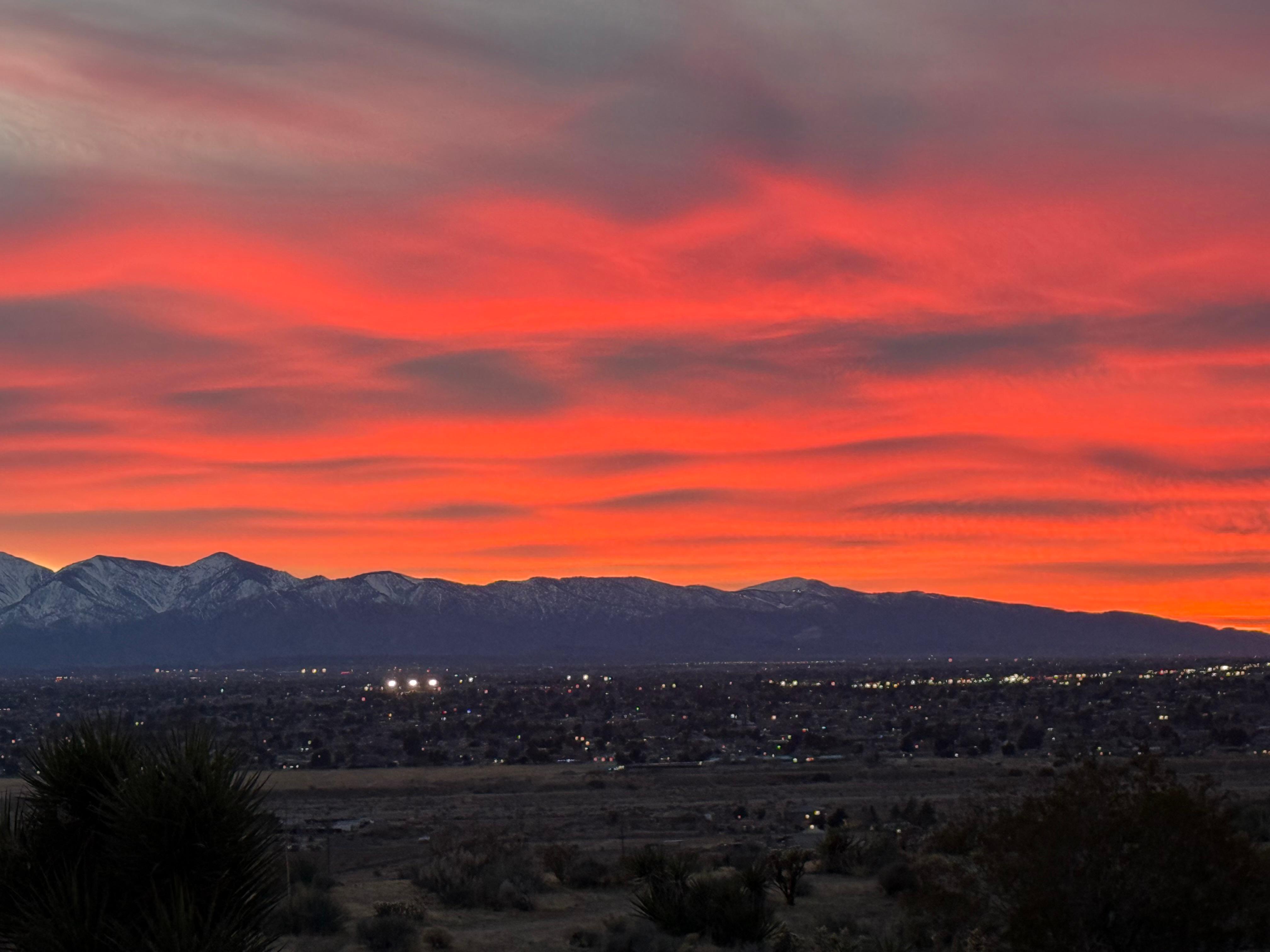 Stunning sunset