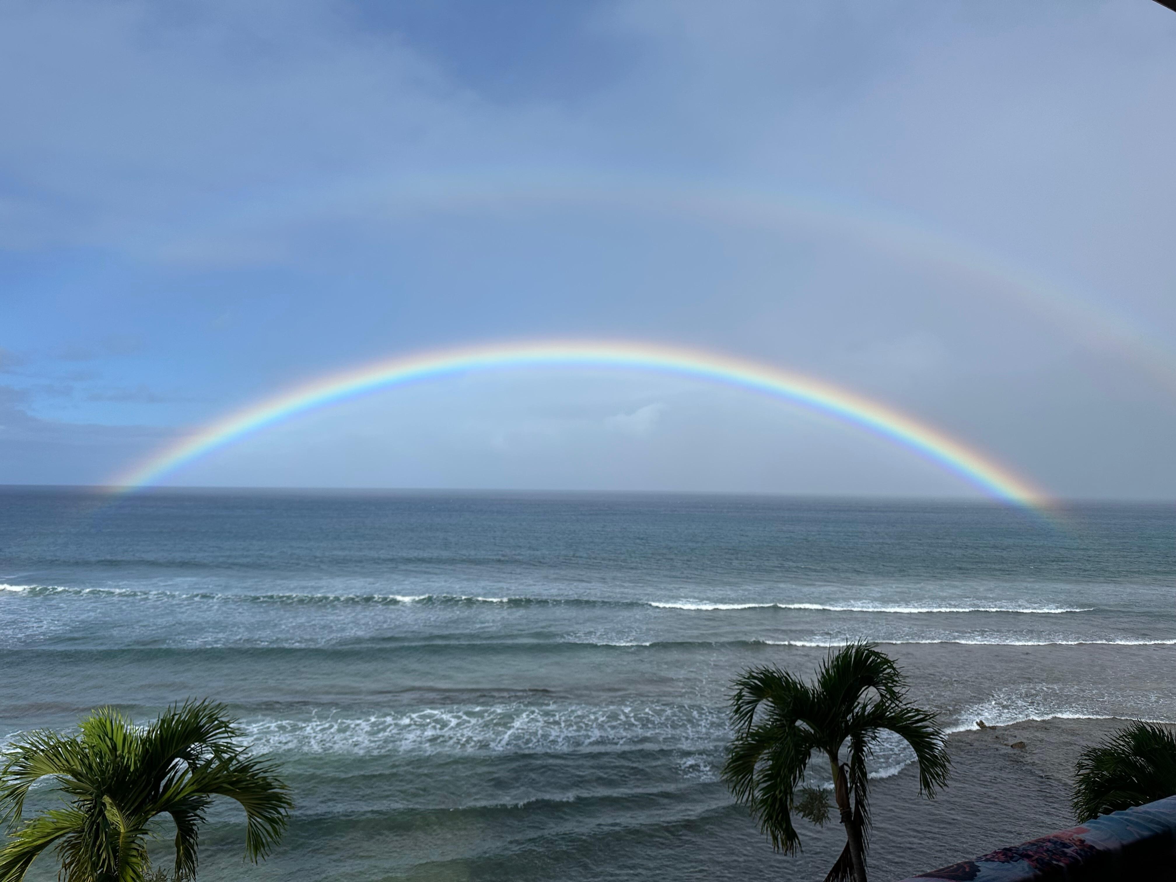 View off the balcony 