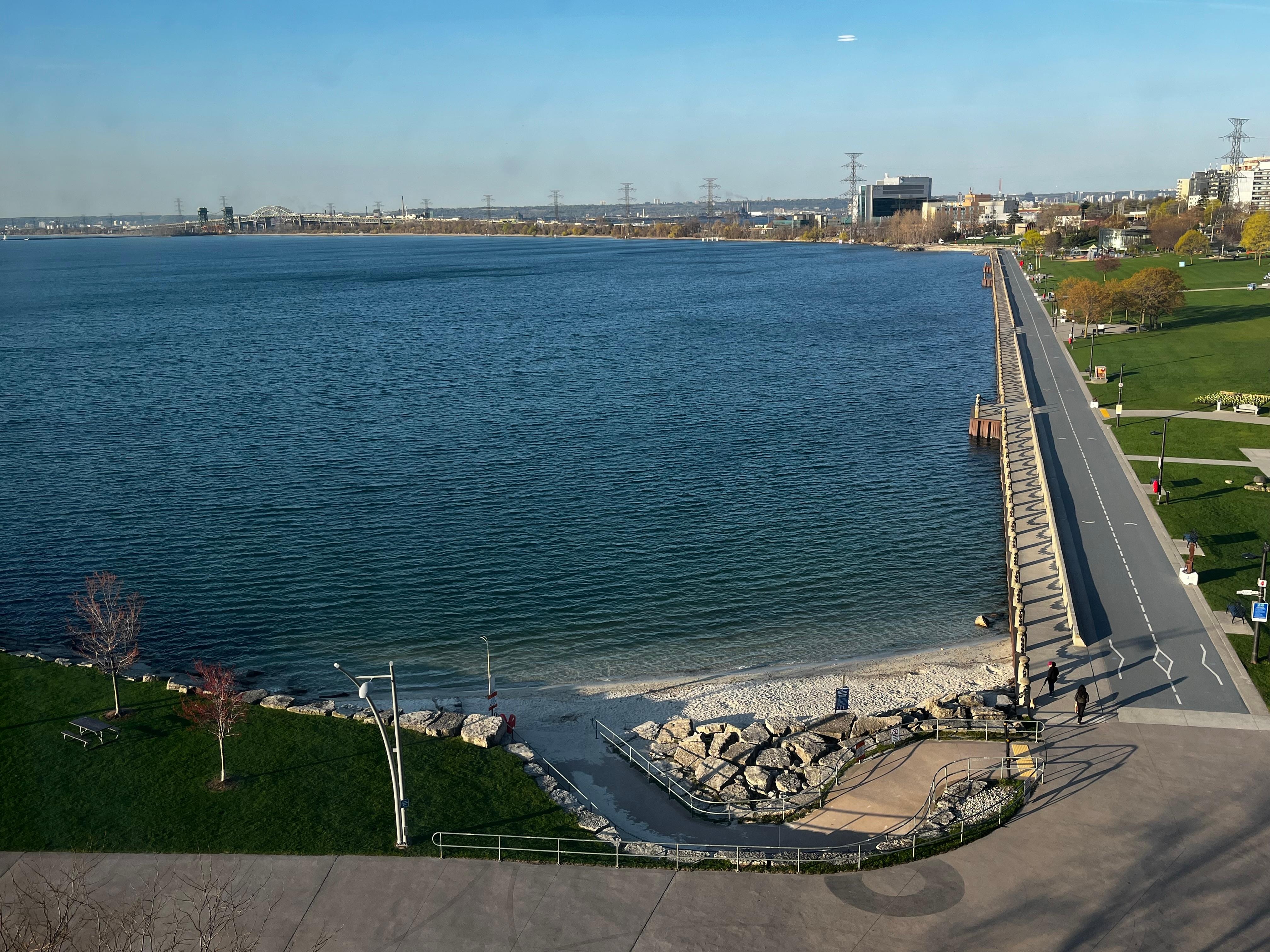 View from the room on the 6th floor.