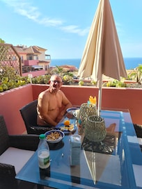 Breakfast on the balcony