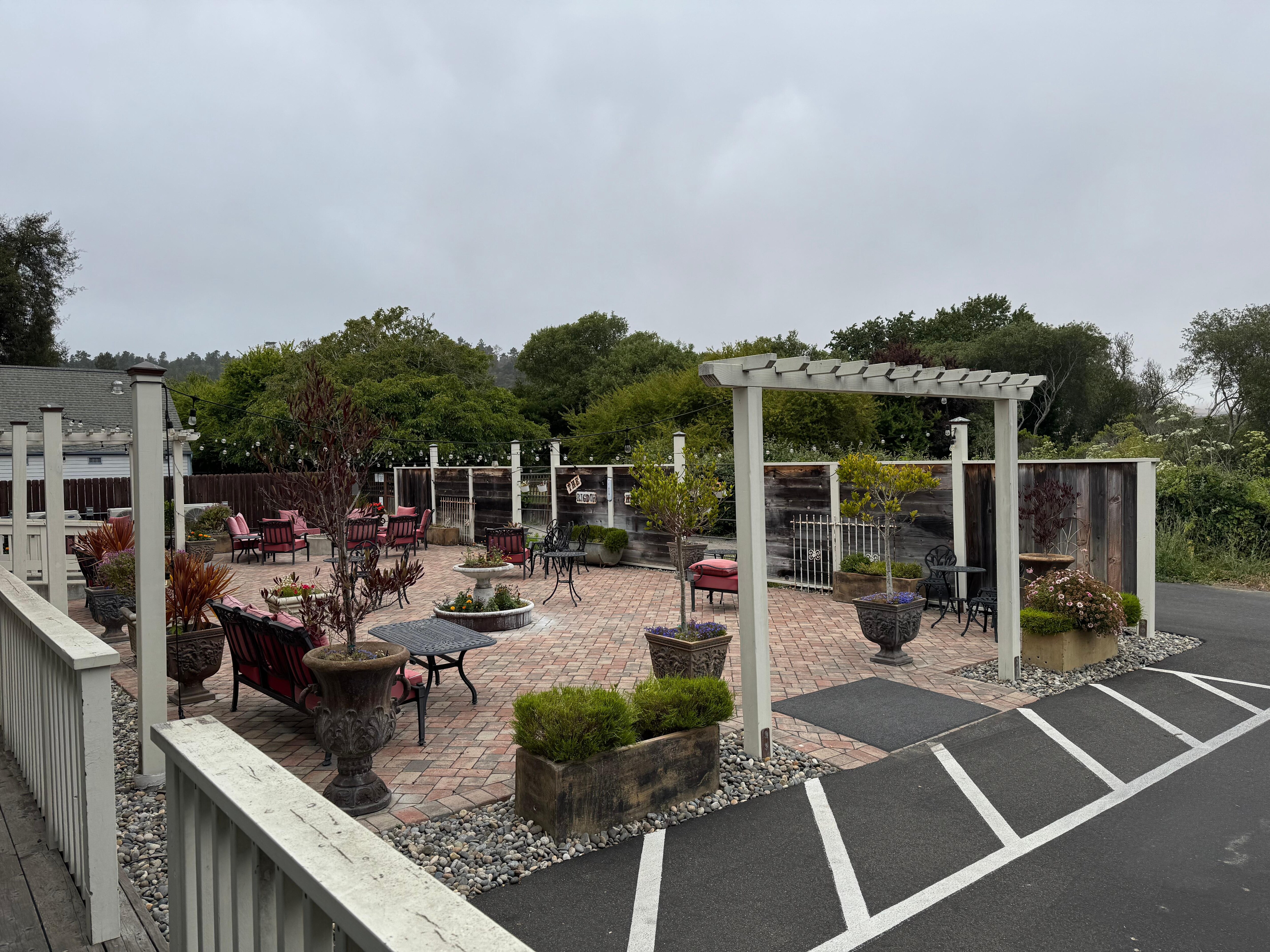 Back patio