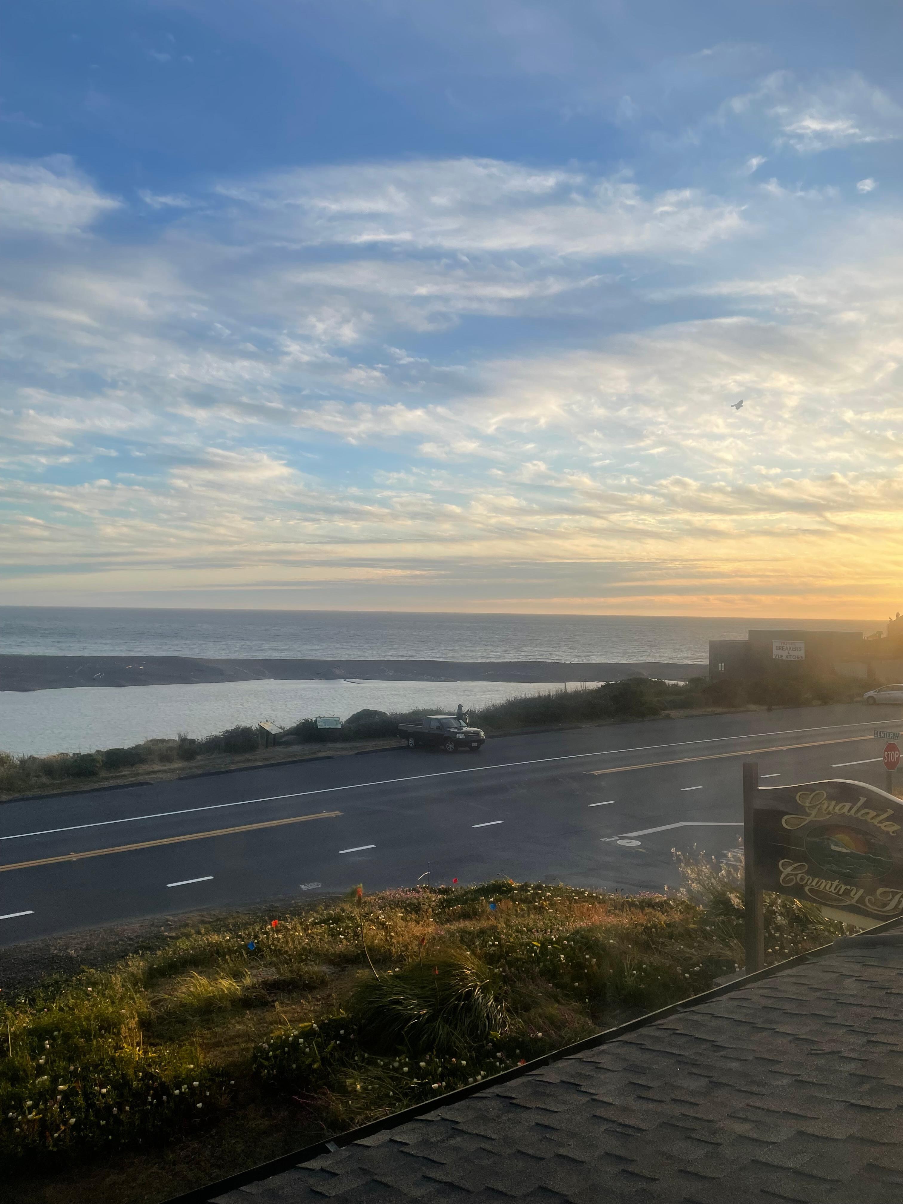 Beautiful Gualala sunset. 🌅