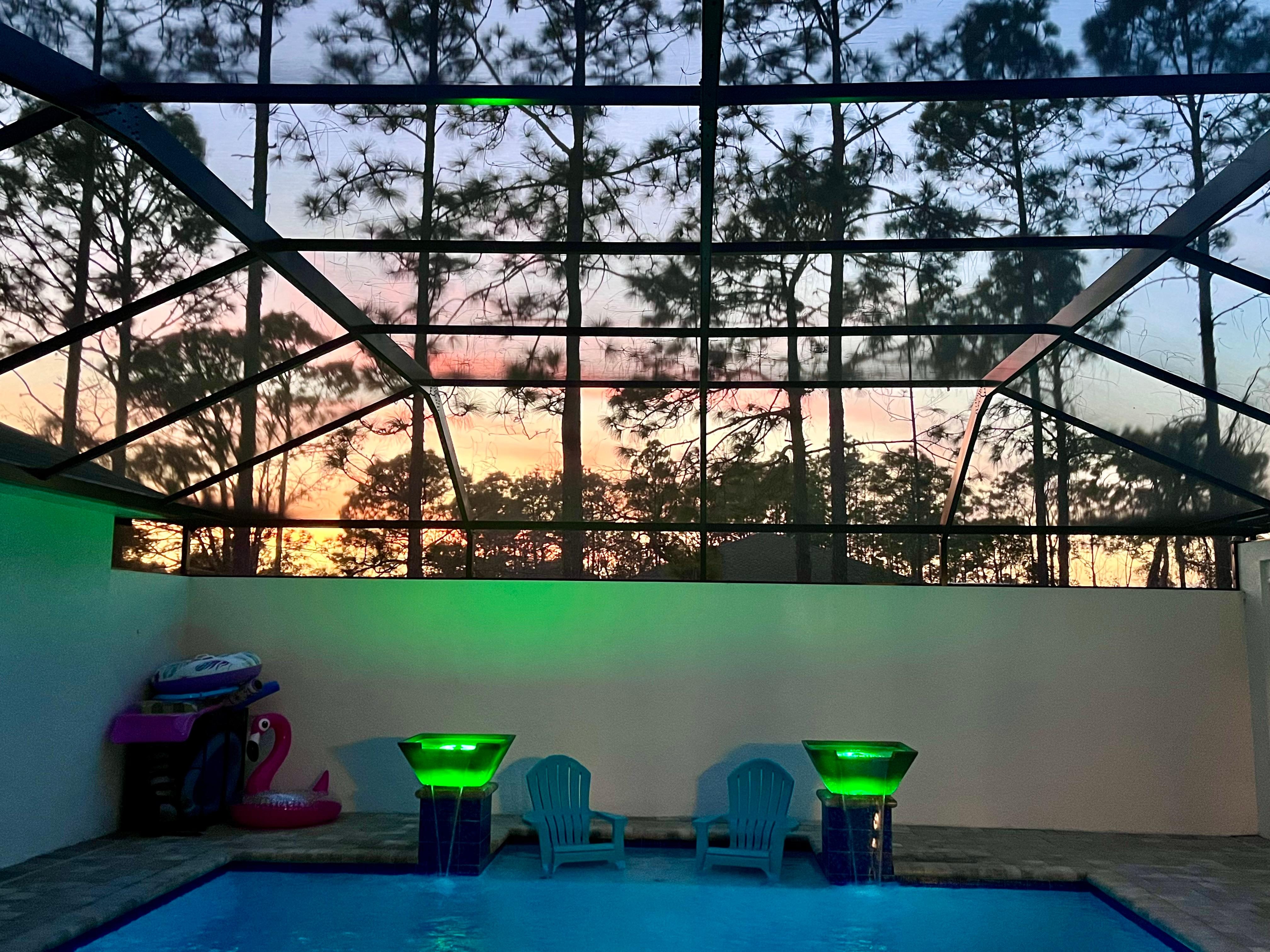 The view from the pool area🥰!