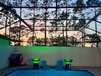 The view from the pool area🥰!