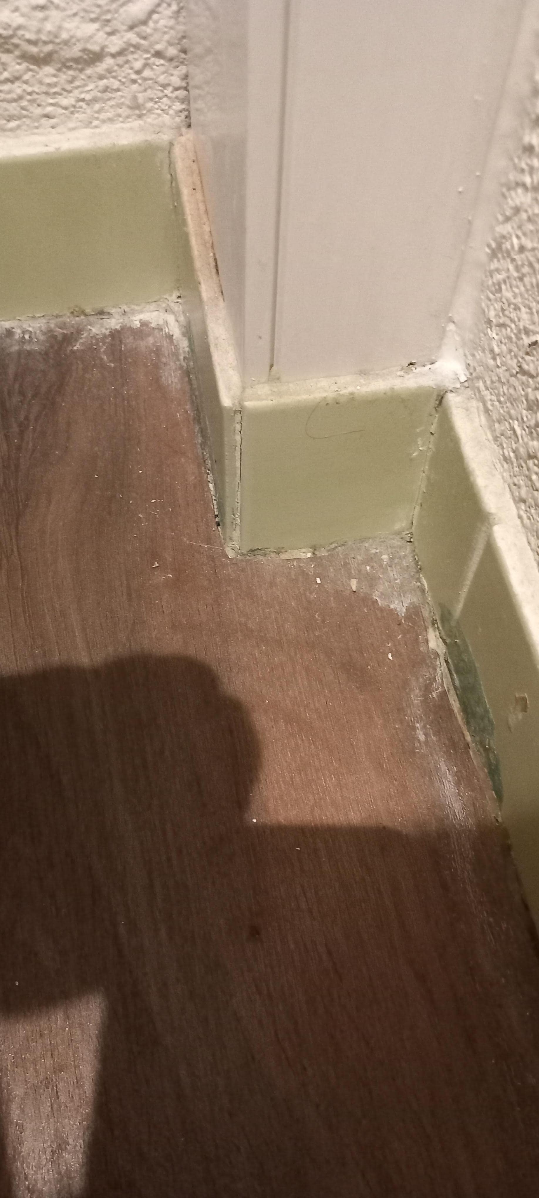 The corner in our toilet