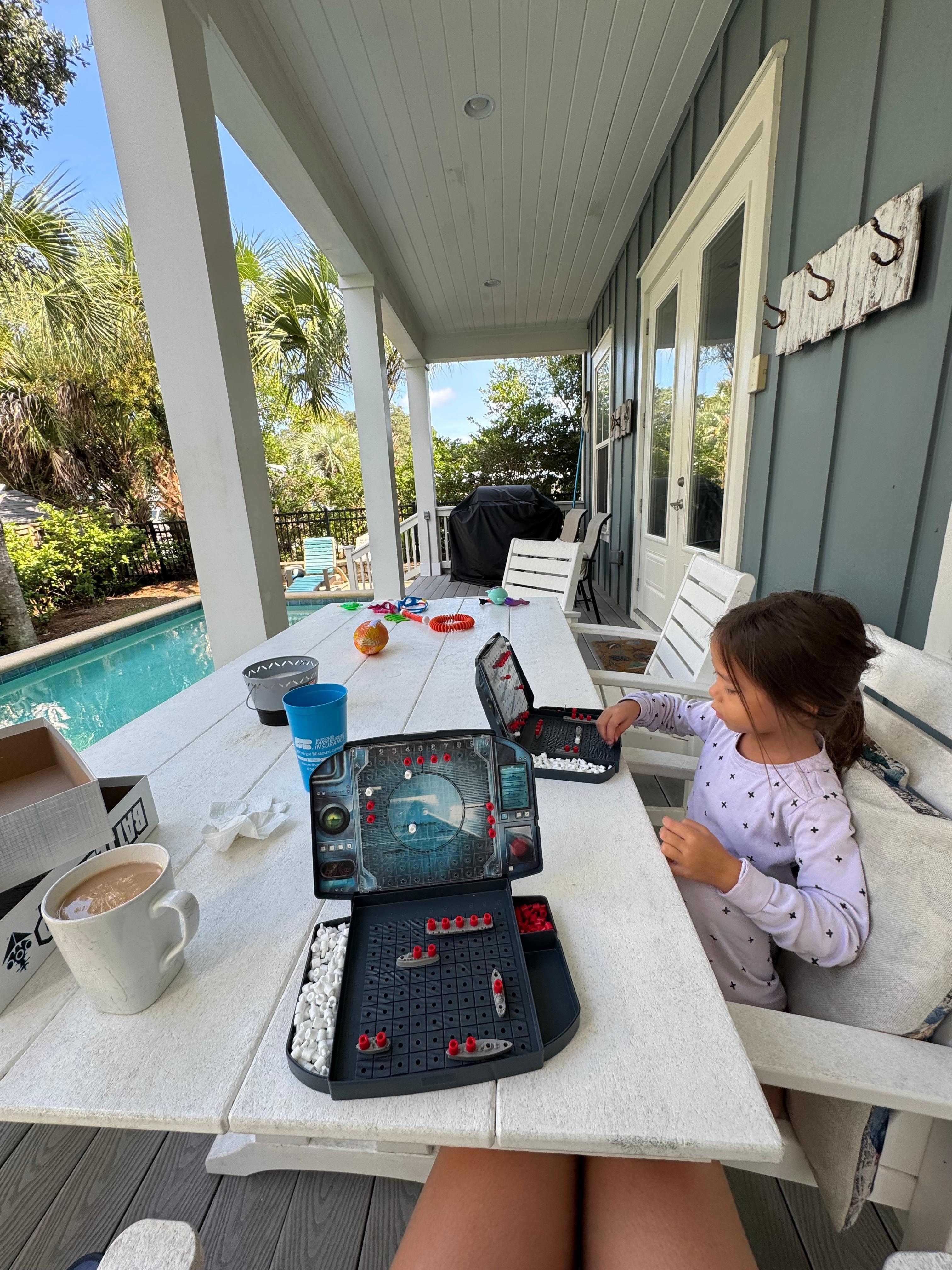 Enjoyed the morning hanging out & playing games. 