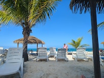 Our daily view from the beach!