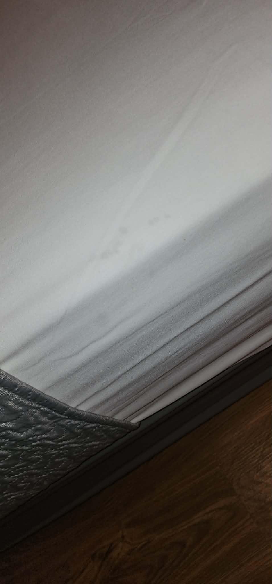 stains on the sheets