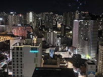 The view in the morning.