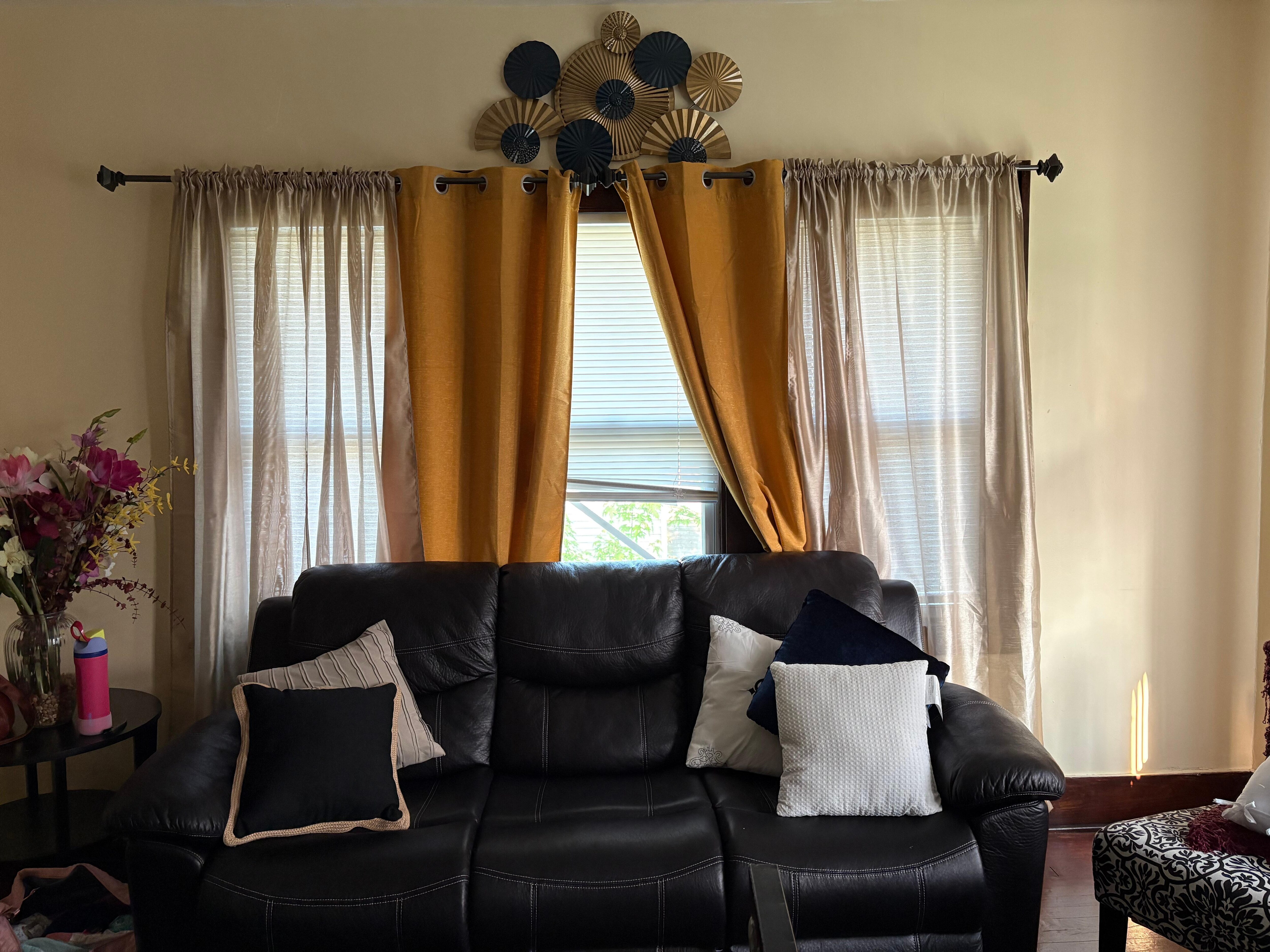 Blinds were broken